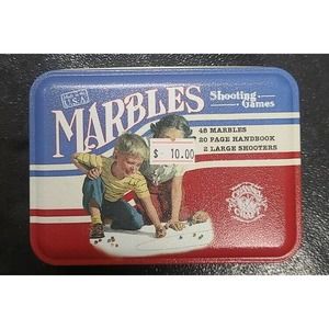 Channel Craft Marbles Classic Toy Shooting Game in Tin Box - NEW SEALED